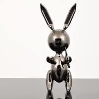 Jeff Koons (after) Black Rabbit Balloon Sculpture - Sold for $1,875 on 02-06-2021 (Lot 444).jpg